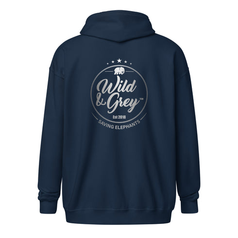 Elephant Stars - Full Zip Womens Hoodie